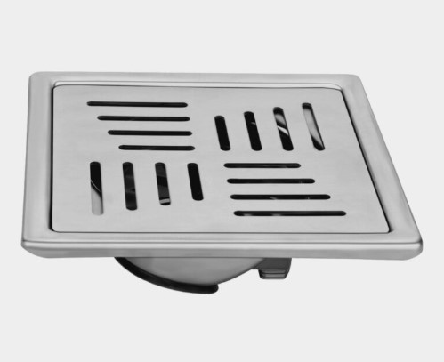 PR-111 Auto Close Cockroach Trap Stainless Steel Floor Drain Pest Control Kitchen Bathroom Hotel Restaurant Industrial Anti-Rust Waterproof Easy Install Durable Flip Bowl Mechanism Sewer Block Odor Proof Insect Barrier Reliable